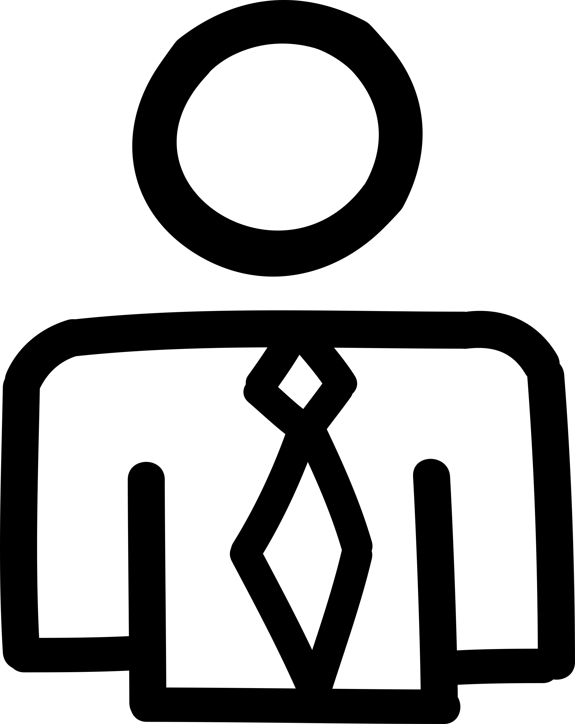 Business Man Hand Drawn Outline Tracing Svg Vector Free Vectors